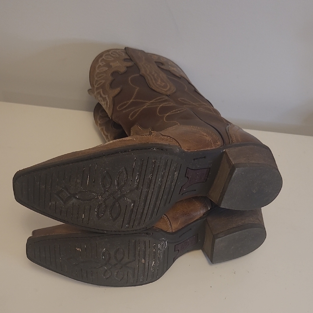 Ariat Brown Western Ankle Boots - Picture 9 of 16